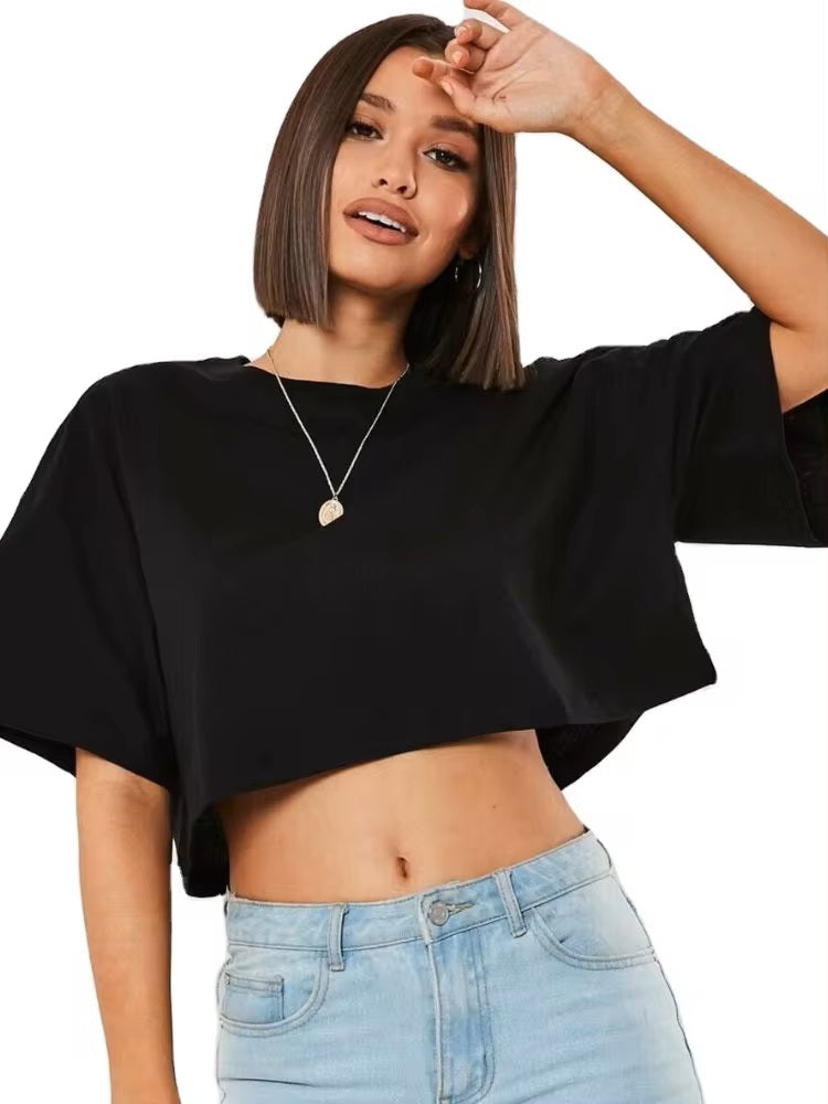 Oversized Baggy Crop Top